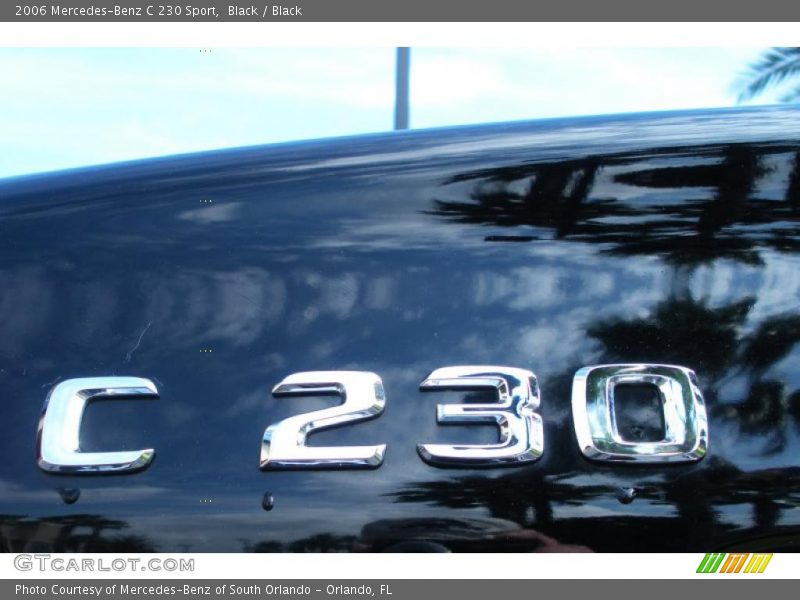 Black / Black 2006 Mercedes-Benz C 230 Sport