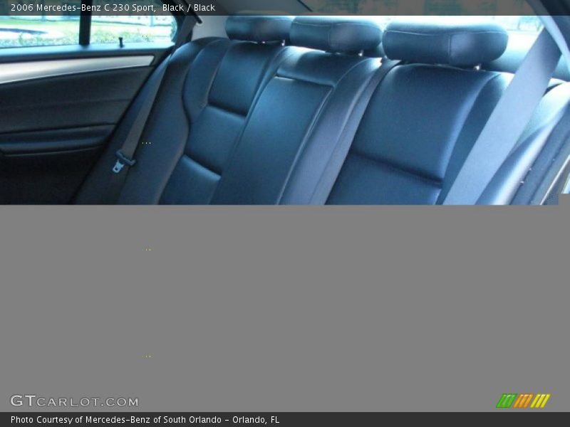 Black / Black 2006 Mercedes-Benz C 230 Sport
