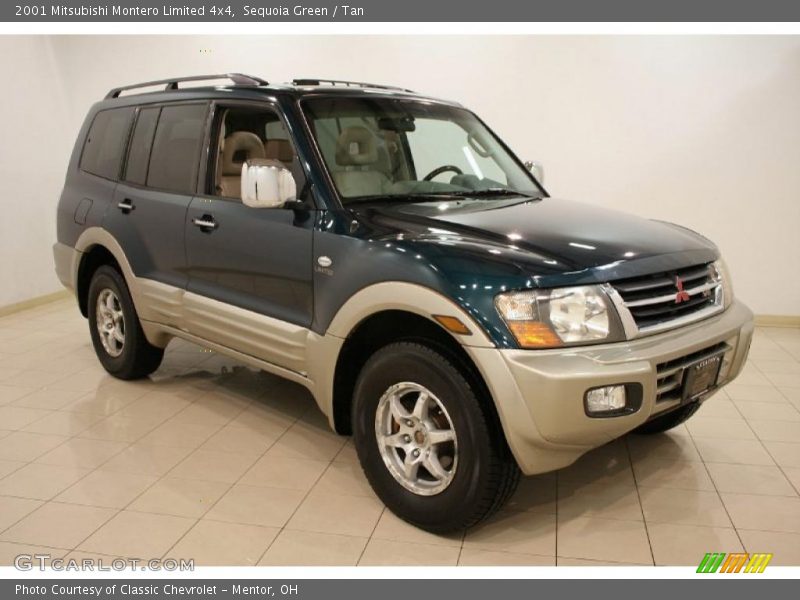 Sequoia Green / Tan 2001 Mitsubishi Montero Limited 4x4