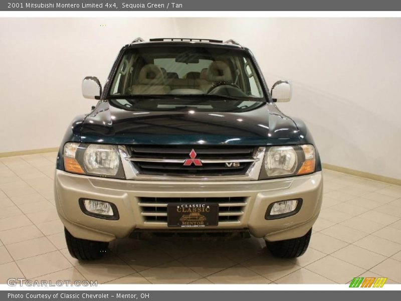 Sequoia Green / Tan 2001 Mitsubishi Montero Limited 4x4