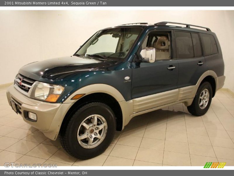 Sequoia Green / Tan 2001 Mitsubishi Montero Limited 4x4