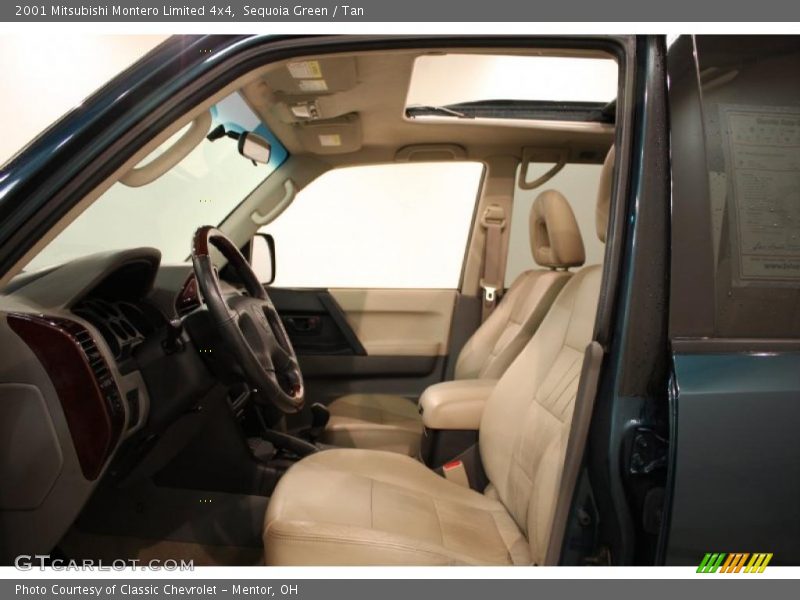 Sequoia Green / Tan 2001 Mitsubishi Montero Limited 4x4