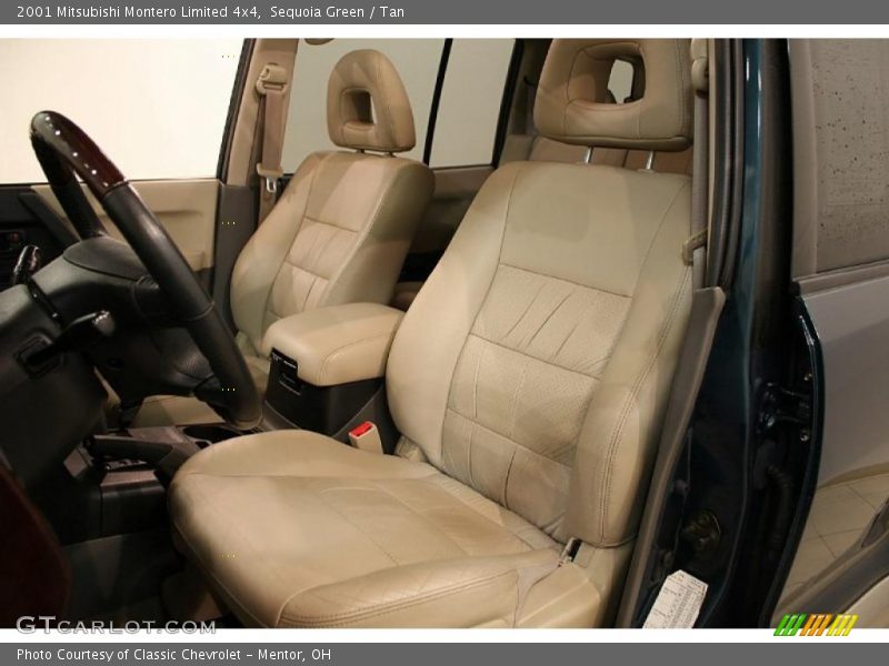 Sequoia Green / Tan 2001 Mitsubishi Montero Limited 4x4