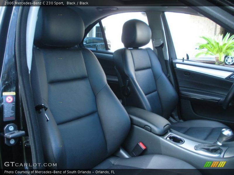 Black / Black 2006 Mercedes-Benz C 230 Sport
