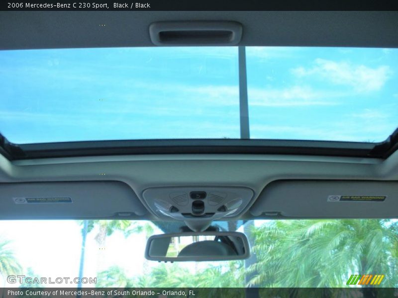 Black / Black 2006 Mercedes-Benz C 230 Sport
