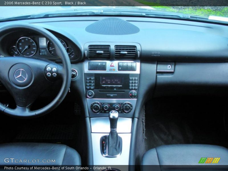 Black / Black 2006 Mercedes-Benz C 230 Sport