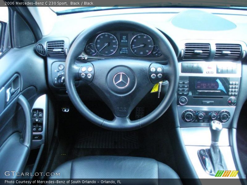 Black / Black 2006 Mercedes-Benz C 230 Sport