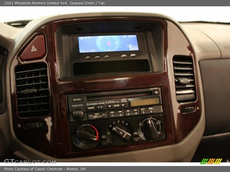 Sequoia Green / Tan 2001 Mitsubishi Montero Limited 4x4