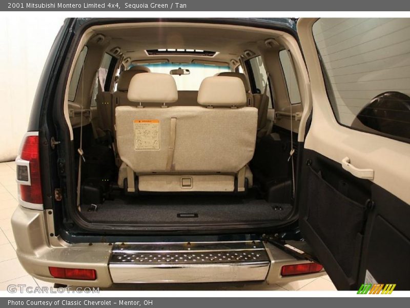 Sequoia Green / Tan 2001 Mitsubishi Montero Limited 4x4