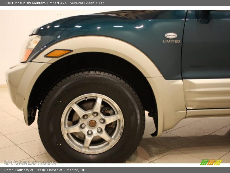 Sequoia Green / Tan 2001 Mitsubishi Montero Limited 4x4