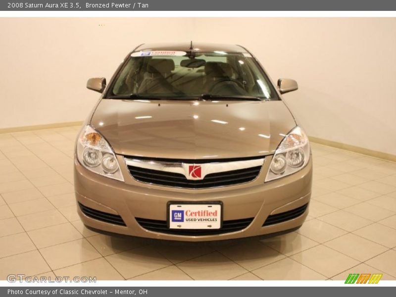 Bronzed Pewter / Tan 2008 Saturn Aura XE 3.5