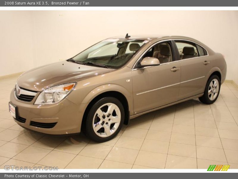 Bronzed Pewter / Tan 2008 Saturn Aura XE 3.5