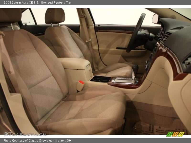 Bronzed Pewter / Tan 2008 Saturn Aura XE 3.5