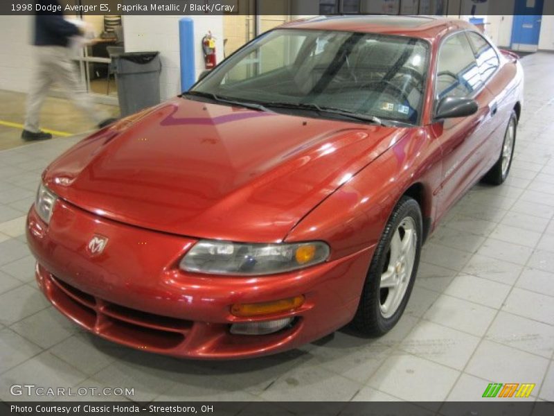 Paprika Metallic / Black/Gray 1998 Dodge Avenger ES