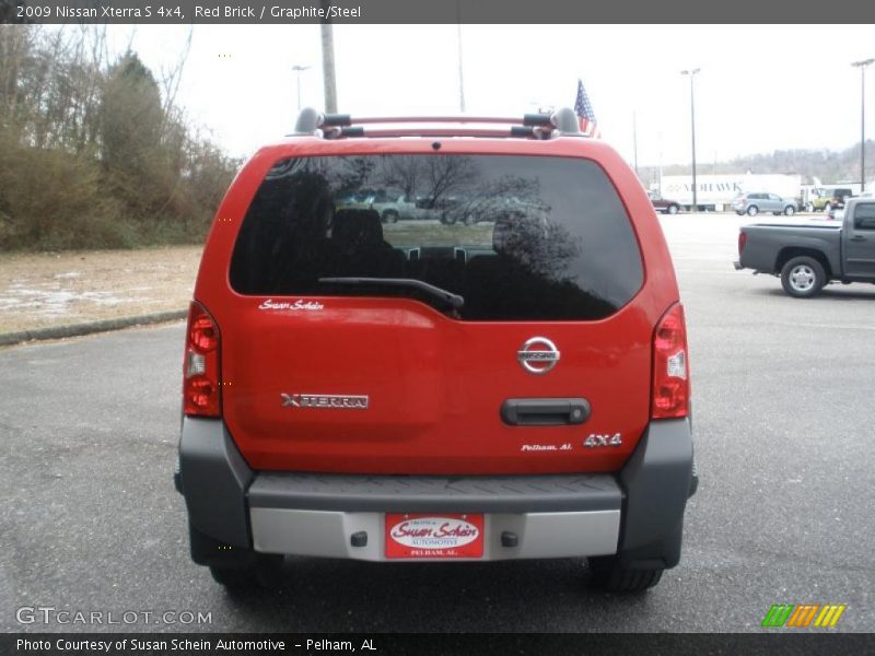 Red Brick / Graphite/Steel 2009 Nissan Xterra S 4x4