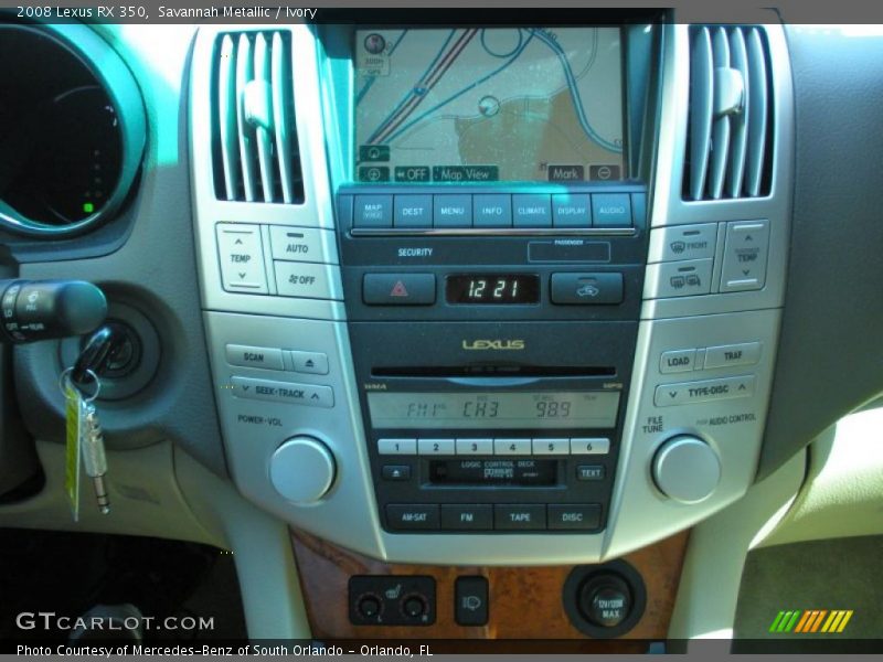 Savannah Metallic / Ivory 2008 Lexus RX 350