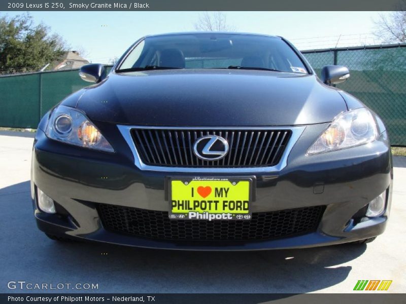 Smoky Granite Mica / Black 2009 Lexus IS 250