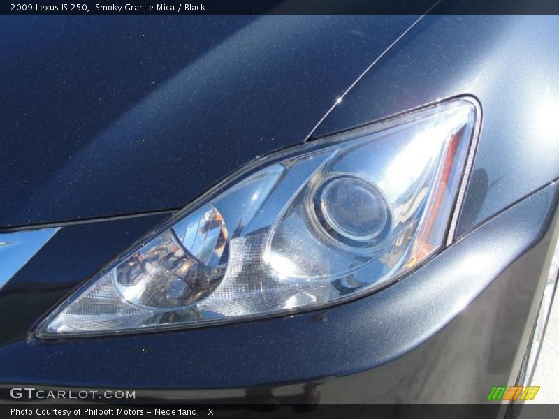 Smoky Granite Mica / Black 2009 Lexus IS 250