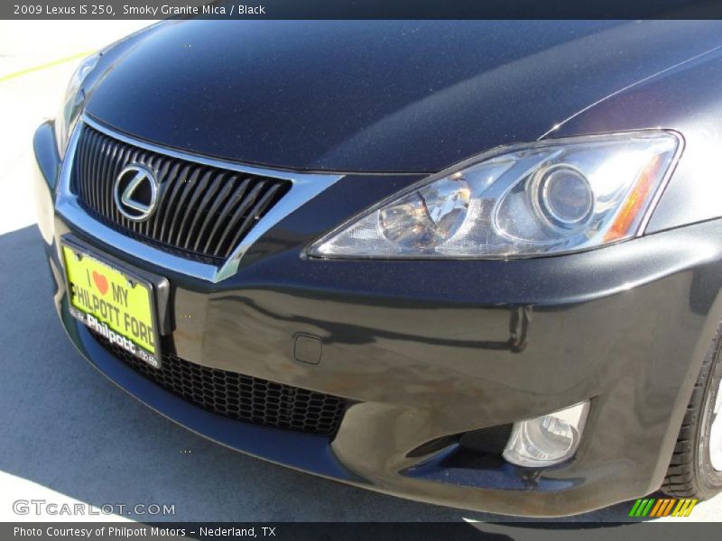 Smoky Granite Mica / Black 2009 Lexus IS 250
