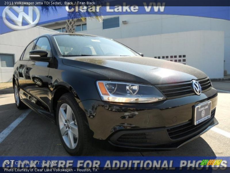 Black / Titan Black 2011 Volkswagen Jetta TDI Sedan