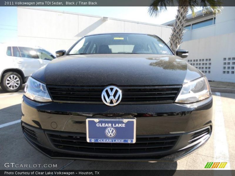 Black / Titan Black 2011 Volkswagen Jetta TDI Sedan