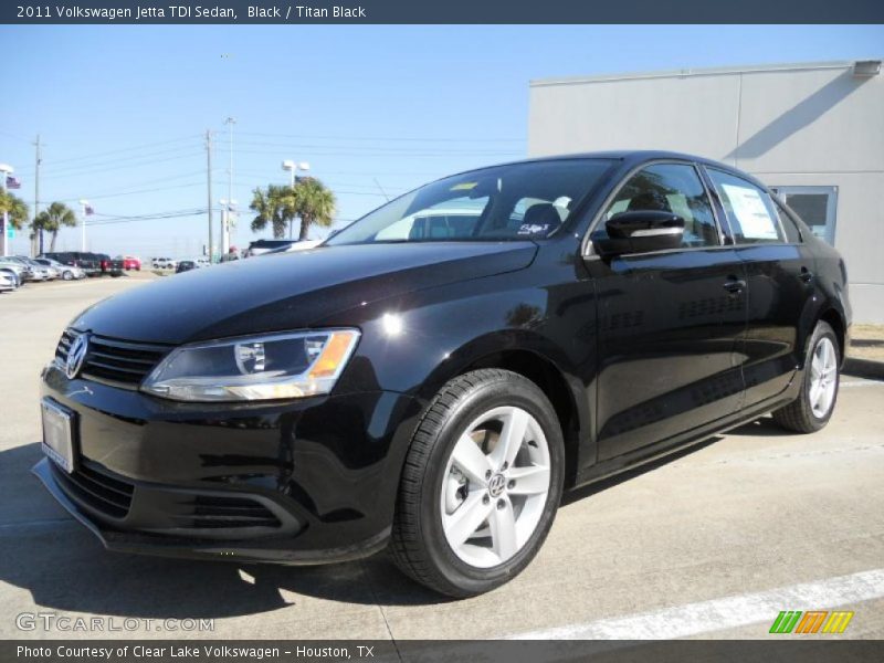 Black / Titan Black 2011 Volkswagen Jetta TDI Sedan