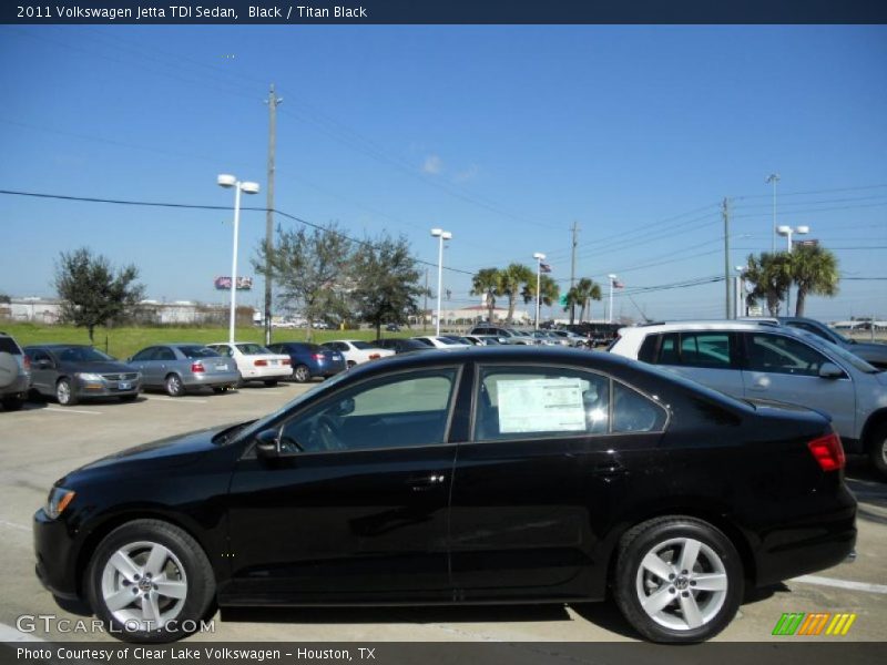 Black / Titan Black 2011 Volkswagen Jetta TDI Sedan