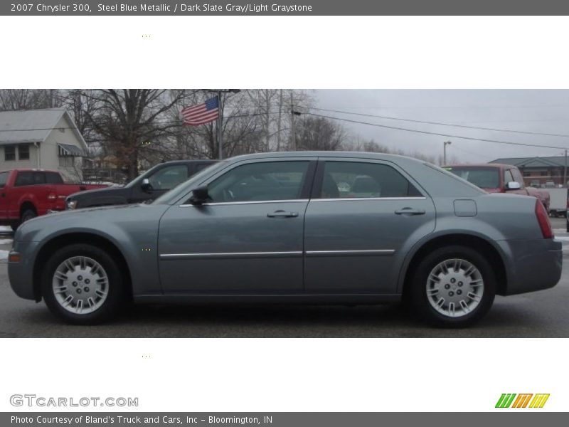 Steel Blue Metallic / Dark Slate Gray/Light Graystone 2007 Chrysler 300