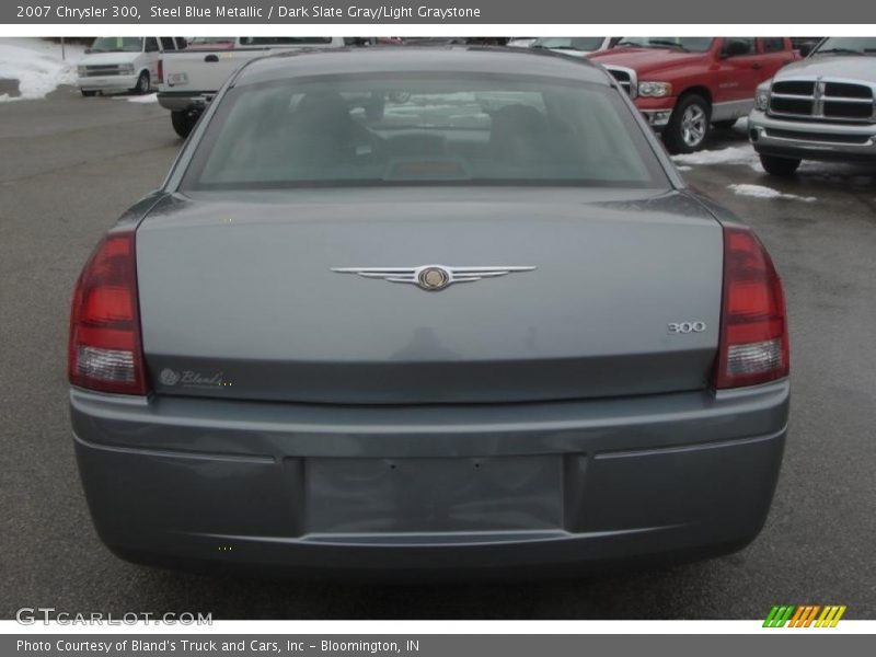 Steel Blue Metallic / Dark Slate Gray/Light Graystone 2007 Chrysler 300