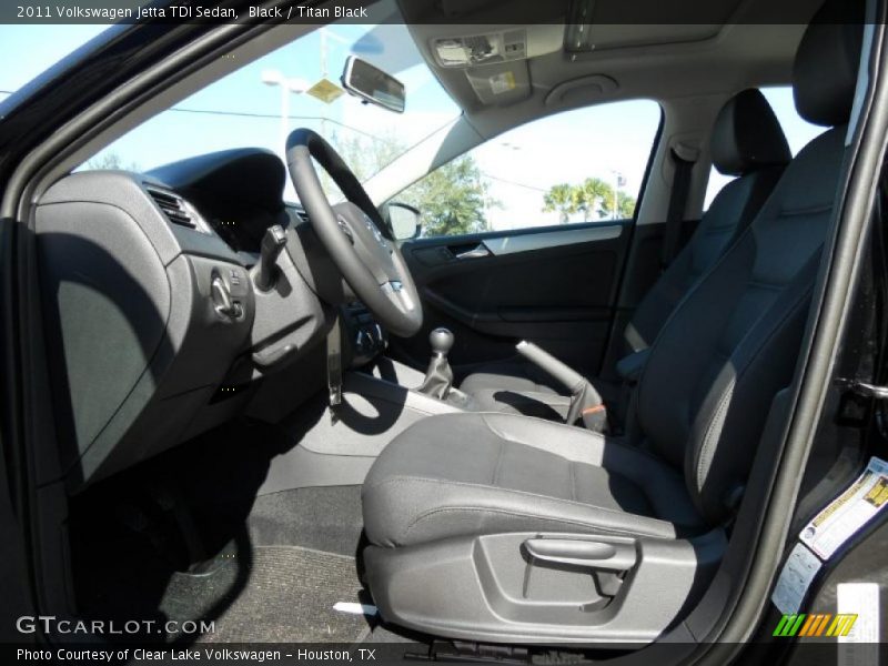 Black / Titan Black 2011 Volkswagen Jetta TDI Sedan