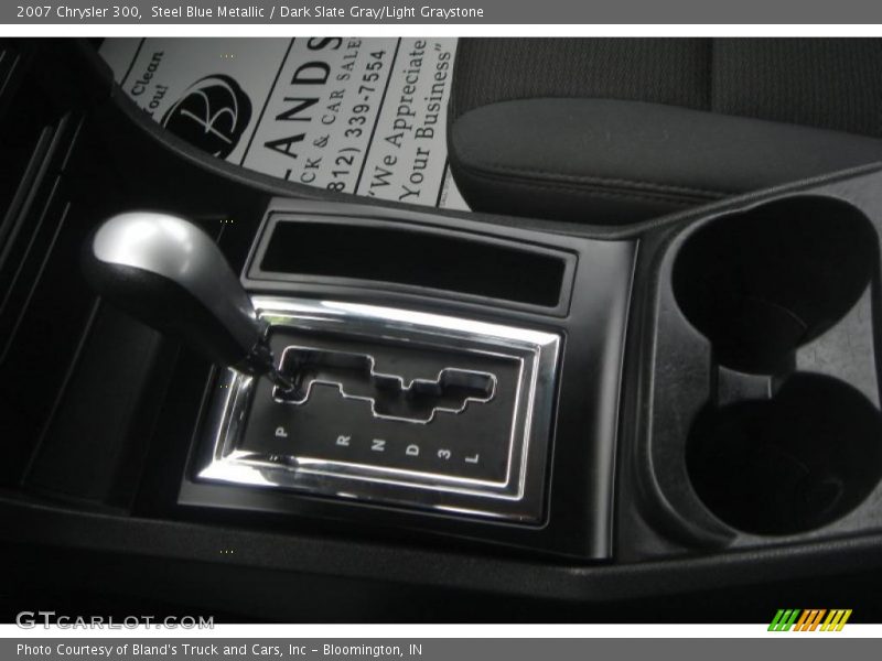 Steel Blue Metallic / Dark Slate Gray/Light Graystone 2007 Chrysler 300