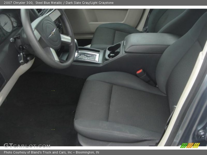 Steel Blue Metallic / Dark Slate Gray/Light Graystone 2007 Chrysler 300