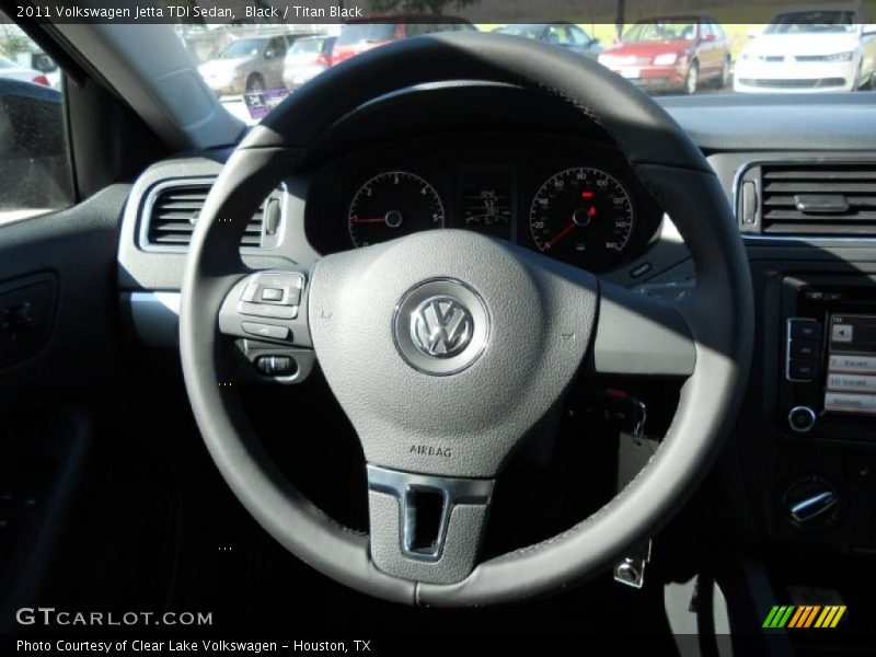 Black / Titan Black 2011 Volkswagen Jetta TDI Sedan