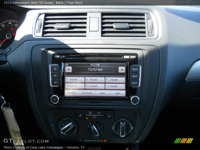 Black / Titan Black 2011 Volkswagen Jetta TDI Sedan