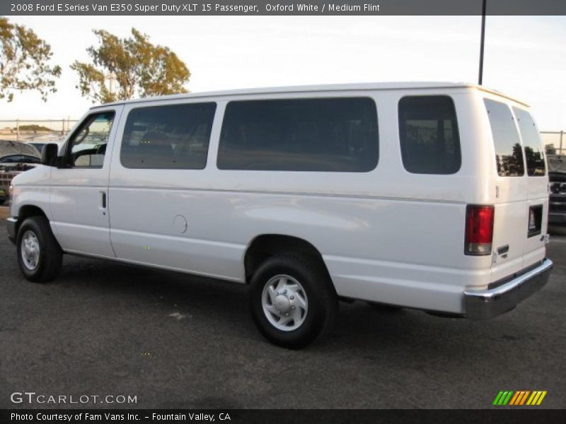 Oxford White / Medium Flint 2008 Ford E Series Van E350 Super Duty XLT 15 Passenger