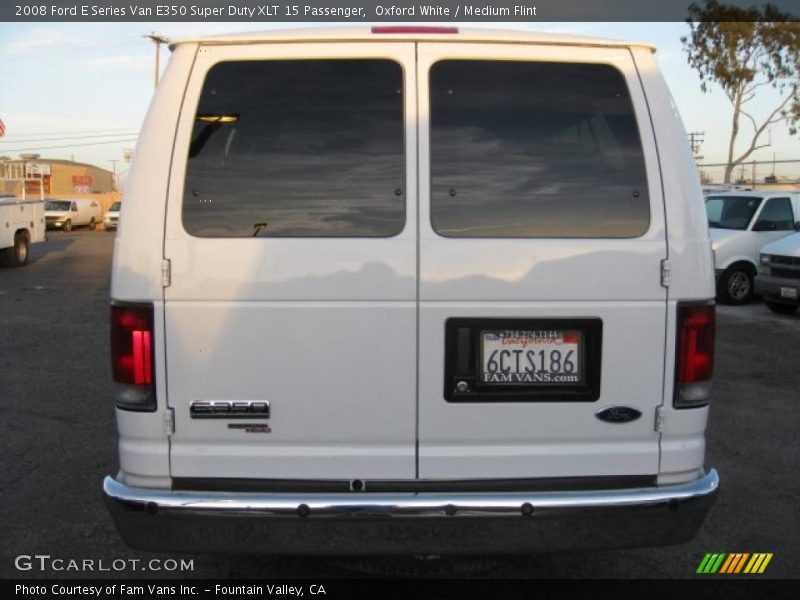 Oxford White / Medium Flint 2008 Ford E Series Van E350 Super Duty XLT 15 Passenger