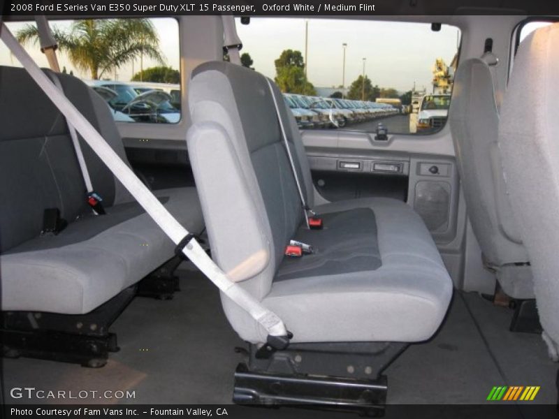 Oxford White / Medium Flint 2008 Ford E Series Van E350 Super Duty XLT 15 Passenger