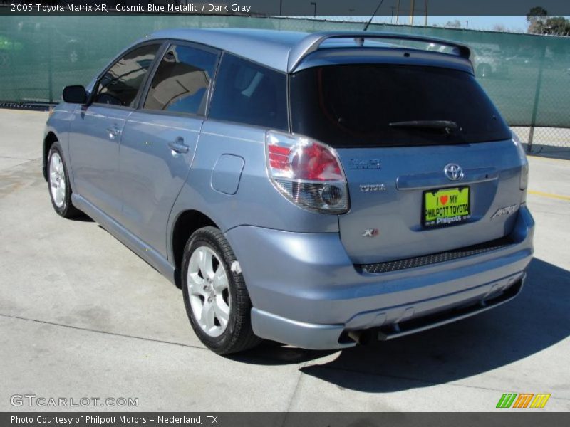 Cosmic Blue Metallic / Dark Gray 2005 Toyota Matrix XR