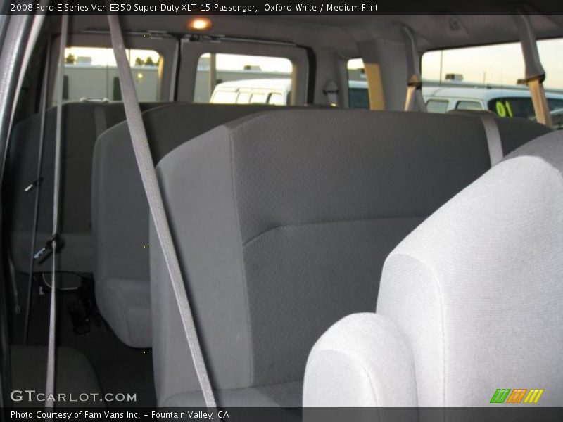 Oxford White / Medium Flint 2008 Ford E Series Van E350 Super Duty XLT 15 Passenger