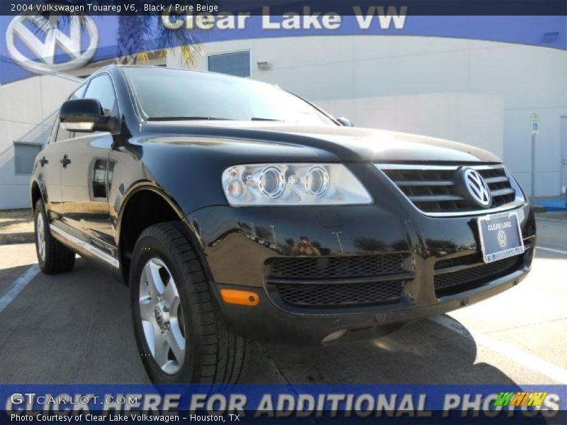 Black / Pure Beige 2004 Volkswagen Touareg V6