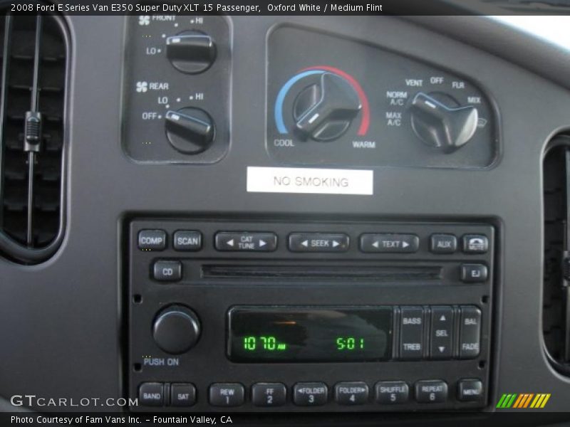 Oxford White / Medium Flint 2008 Ford E Series Van E350 Super Duty XLT 15 Passenger
