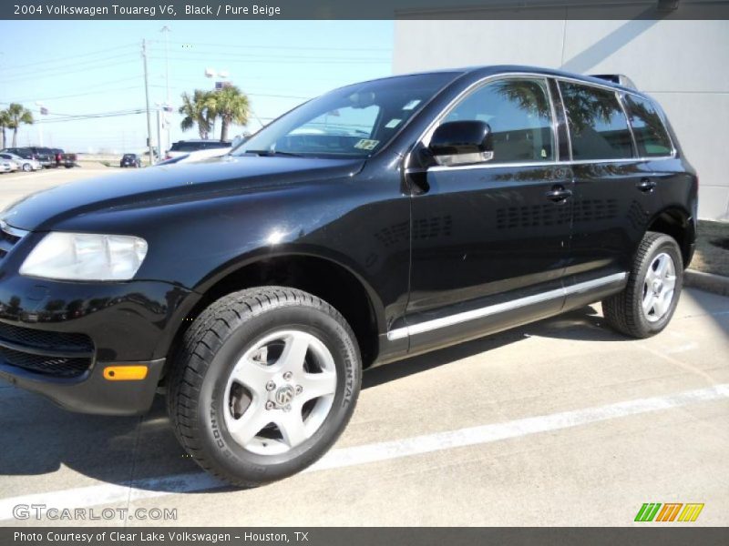 Black / Pure Beige 2004 Volkswagen Touareg V6