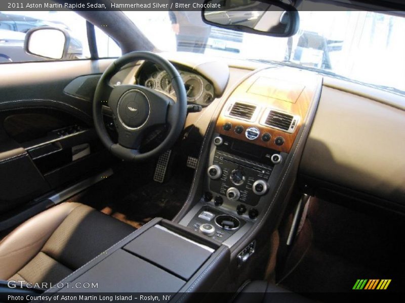 Hammerhead Silver / Bitter Chocolate 2011 Aston Martin Rapide Sedan