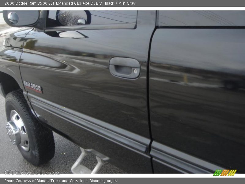 Black / Mist Gray 2000 Dodge Ram 3500 SLT Extended Cab 4x4 Dually