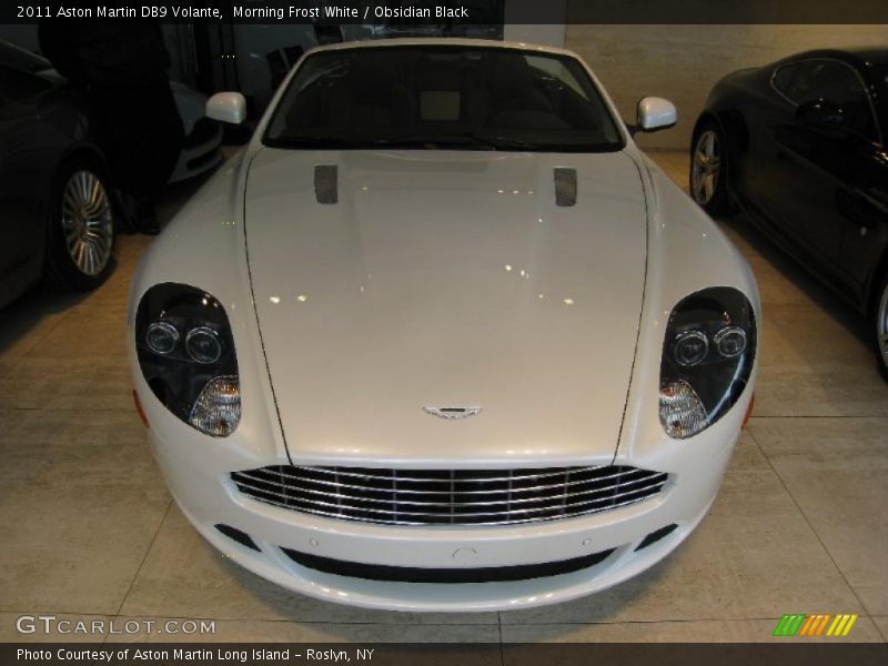 Morning Frost White / Obsidian Black 2011 Aston Martin DB9 Volante
