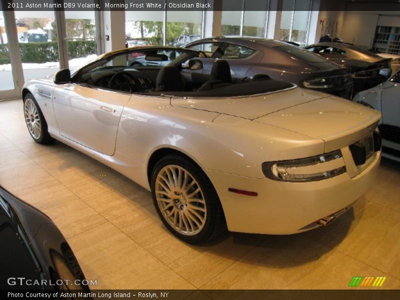 Morning Frost White / Obsidian Black 2011 Aston Martin DB9 Volante