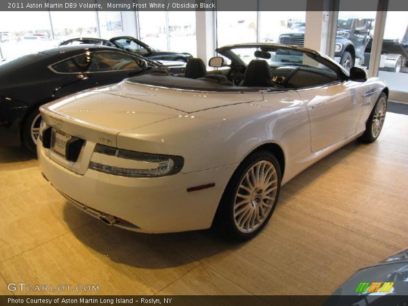 Morning Frost White / Obsidian Black 2011 Aston Martin DB9 Volante