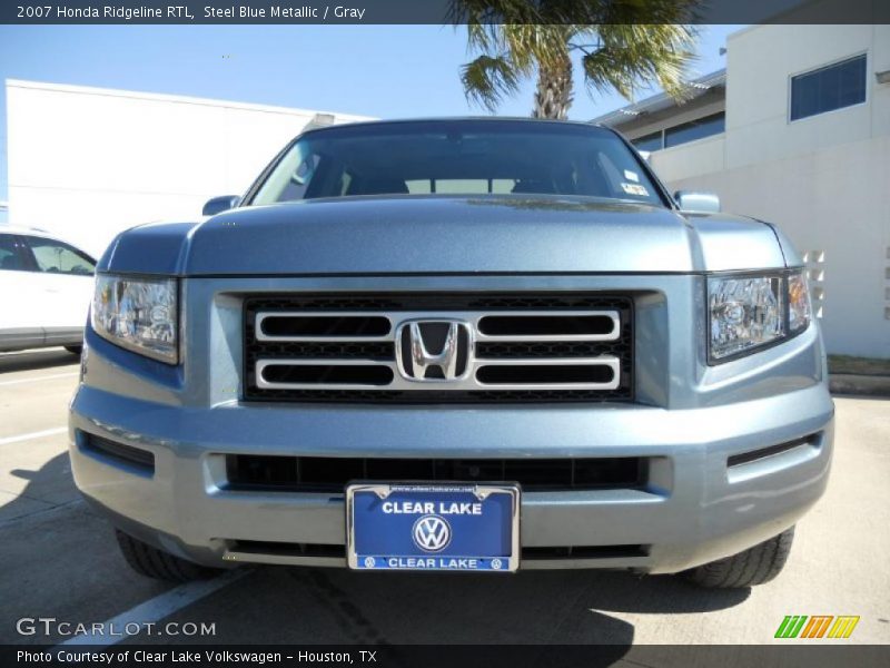 Steel Blue Metallic / Gray 2007 Honda Ridgeline RTL