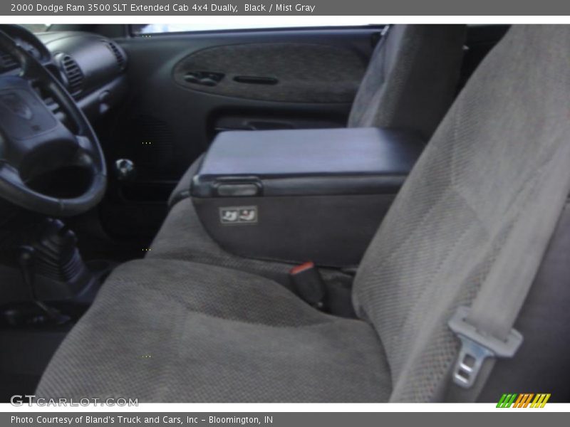 Black / Mist Gray 2000 Dodge Ram 3500 SLT Extended Cab 4x4 Dually