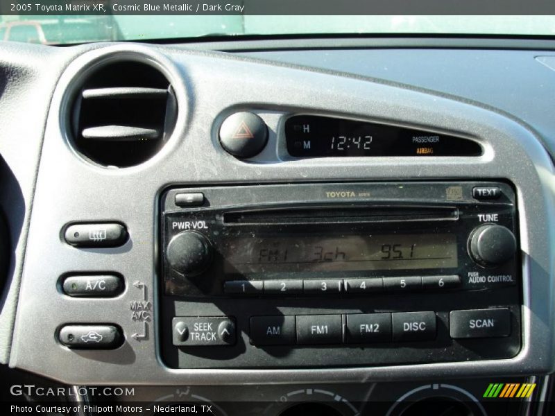 Cosmic Blue Metallic / Dark Gray 2005 Toyota Matrix XR